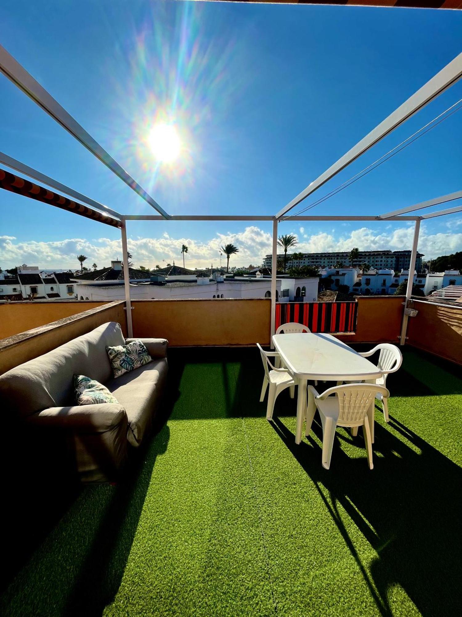 산루이스데사비닐라스 Atico Con Gran Terraza A 50 Metros De La Playa De Casares 아파트 외부 사진